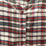 Buffalo Maxi Flannel Plaid Granny Cottage Pearl Snap Electric VTG Dress 18/20 1X Red Photo 9