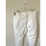 Madewell  Button Fly Skinny Denim Jeans White Size 36/Women's 22 Plus Petite NEW Photo 6