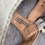 Born Womens Metallic Leather Ankle Strap Sandals Platform Heels Size 7 Handmade Gold Photo 11