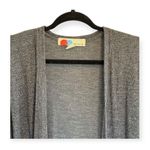 Free People FP Beach ☀︎︎ Bicoastal Open Duster Long Cardi ☀︎︎ Charcoal ☀︎︎ Small Gray Photo 8