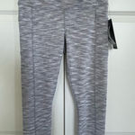 90 degree NWT  by reflex leggings Gray striped Small Yoga Sport Running  Photo 0