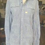 G-Star  RAW Blue Denim Shirt XS Photo 0