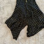 Zadig & Voltaire Zadig &‎ Voltaire Black/Gold Crepe Rool Shiny Ruffled Dress Sz S Designer Luxury Photo 5