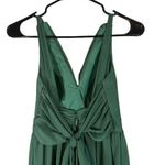 Azazie  Green Chiffon Formal Long Maxi Prom Bridesmaid Dress Women Sz A2 Photo 8