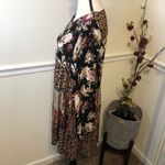 Umgee Mixed Print Patchwork Boho Dress S Photo 2