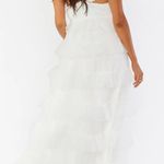 Show Me Your Mumu  Fairytale Maxi Dress Bridal Wedding White Tulle XS Photo 2