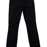 Good American  Good Legs Crop black animal print jeans size 0 Photo 0