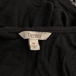 Decree Black And White Crop Top Size Medium Photo 2