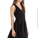 Eight Sixty  Black V-Neck Mini Dress Photo 3