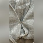 Sabina Musayev Silver Tiered Mini Dress Size L Photo 7