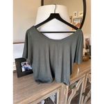 Vimmia NWT Oversized Boatneck Short Sleeve Top Olive Green Women’s OneSize Photo 1