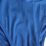 EXPRESS | Dark Blue High Cut ribbed bikini bottoms Photo 2