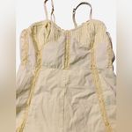 Urban Outfitters • Juliette lace insert romper yellow small Photo 3