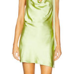 Revolve SNDYS Rosanna Mini Dress in Lime Photo 0