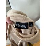 Peanuts Inner Peace Snoopy Tan Floral Graphic Hoodie Size M Photo 5