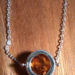 Baltic Amber Round Sterling Silver Bracelet Photo 6