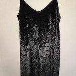 Hollister  black velvet slip dress size S Photo 0