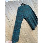 Bandolino  Shirt Womens Large Blue Brown Fairy Light Grunge  Mesh Long Sleeve‎ Photo 5