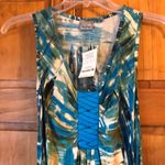 Daytrip NWT Buckle  Blue Abstract Tank Top Small Photo 1
