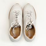 BORN Alma Leather Cream Textured Gum Sole Lace Up Sneakers Women’s Size 8.5 White Photo 5