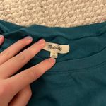 Madewell Turquoise Crop Top Size Medium Photo 1