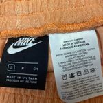Nike Orange Terry Cloth Snap Button Elastic Waist Athletic Sports Sweat Shorts S Photo 4