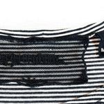Reformation Black & White Striped T-Shirt Dress Photo 5
