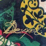 Desigual  Jersey pull on skirt black earth tones floral sewn on embellishments M Photo 1