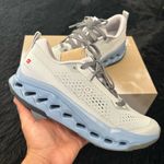 ON CLOUDSURFER Trail Missiongrip glacier dust shoes sneakers women’s 8 new Blue Photo 0