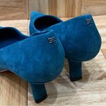 Sam Edelman “Bianka Pump” Wild Indigo Suede Pointy CEO Happy Hour Pumps Size 9 Photo 7