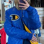 Champion Vintage Quilted Leather Reversible Bomber Photo 3