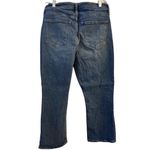 Gap Women's High Rise Kick Fit Flared Jeans Blue Size 32 waist size 14 Photo 3