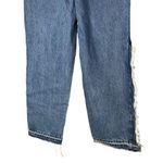 Nasty Gal Jeans Fray Seam Straight Denim Jeans Women’s Size 6 Photo 7