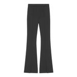Theory NWT  Vent Demitria in Black Navy Double Knit Slit Flare Trouser Pants 4 Photo 1