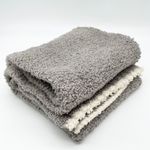 Barefoot Dreams Barefoot Dreams CozyChic Gray Knit Scarf Soft Plush Winter Accessory Wrap Hygge Photo 4