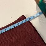 American Eagle AE Burgundy Red Soft Corduroy Drawstring Waist Wide Leg Pants Size Large Photo 9