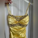 Bright yellow elegant dress‎ Photo 1