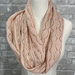 Maurice's  Soft Pink Knit Infinity Scarf Photo 0
