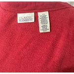 Classic Elements Y2K Snowmen W Snow Fleece Sweater Snap Embroidered Red -sz L Photo 4