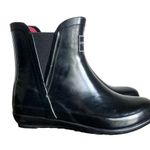 London Fog Piccadilly Black Women's Short Rain Boot Size 7 SKU#24599 Photo 0