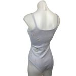 Diane Von Furstenberg  Sweater Camisole Floral Embroidered Tank Bodysuit Top XS Photo 4