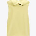 ZARA Bodycon Strapless Mini Lemon Party Coctail Shower Bridal 🍋Dress Photo 15