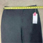 Donna Degnan NWT Women’s Size 2 Black W/ Gray Pin Stripped Straight Leg Slacks Photo 11