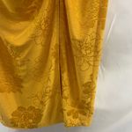 ZARA Golden Yellow Floral Bodysuit and Skirt Set Photo 1