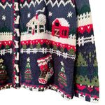 Heirloom Collectibles Women 18/20 3D Christmas Farmhouse Cardigan Cotton Blend Size XL Photo 1