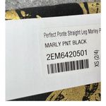 Soft Surroundings Pants Women XS Perfect Ponte Marley Straight Leg Dark Academia Photo 12