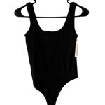 Colsie Bodysuit Womens Medium‎ Black Ribbed Stretch Sleeveless One Piece Photo 0