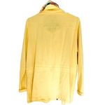 Bonita Basic Susi Yellow Activewear Jacket with Floral Scarf Size Large Photo 1