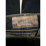 Chico's Women's So Slimming Boot Cut Jeans US 12 Dark Blue Gold Photo 5