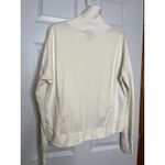 Sweaty Betty  White Pullover‎ Sweatshirt Cowl Neck Medium Pockets Photo 2